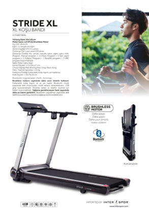 Resim Voit Stride XL Otomatik Eğimli Katlanabilir Koşu Bandı