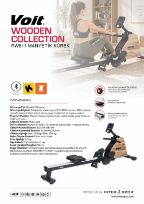 Resim Voit Wooden Collection RW611 Manyetik Kürek Aleti